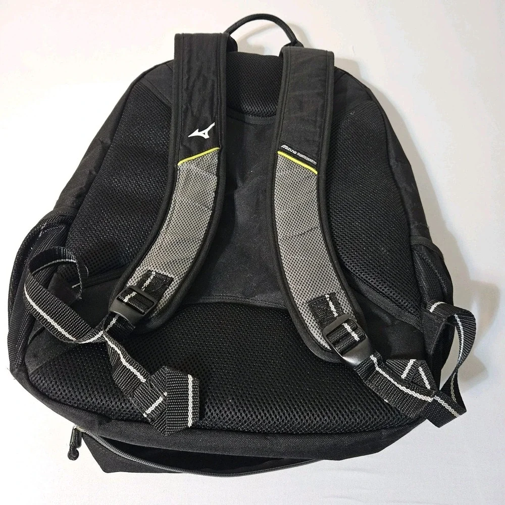 Mizuno Backpack AeroStrap Black Blue Durable Comfortable Laptop